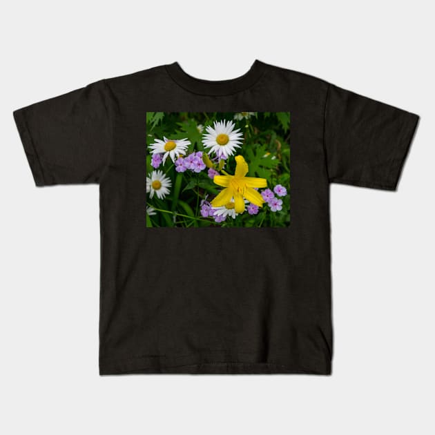 Summer flowers Kids T-Shirt by CanadianWild418